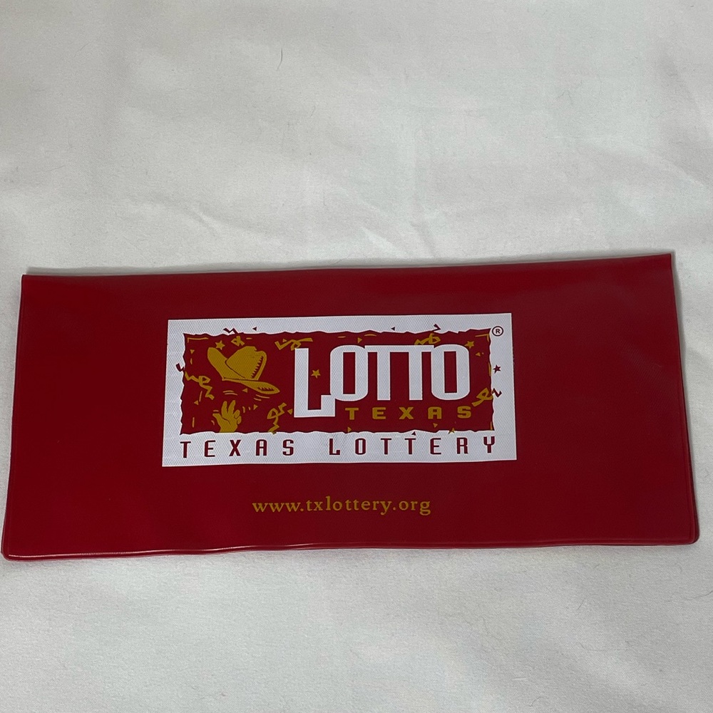 Texas Lottery Lotto Texas Gently Used Paper Ticket Holder Christmas